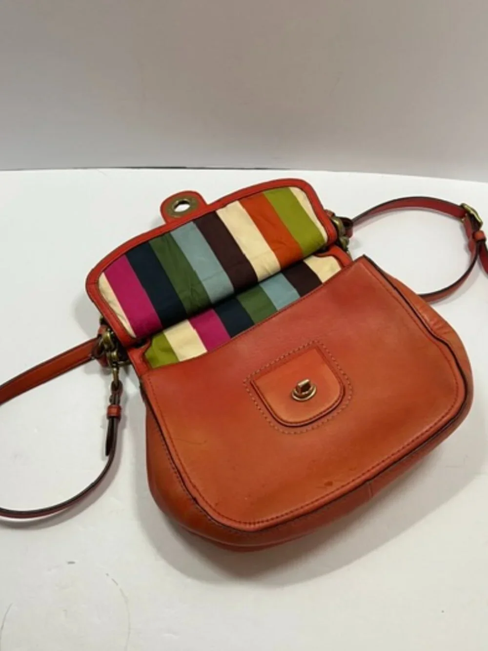 Coach 19132 Willis 70th Anniversary Limited Edition Crossbody Vermillion Rare